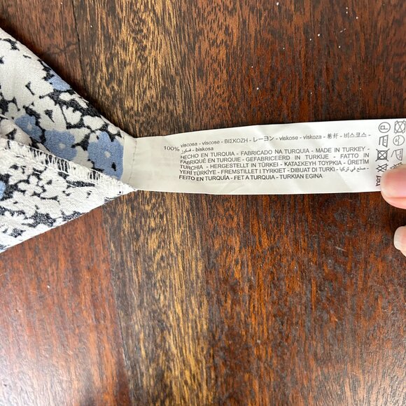 NWT Zara blue floral skort, M - Picture 7 of 9